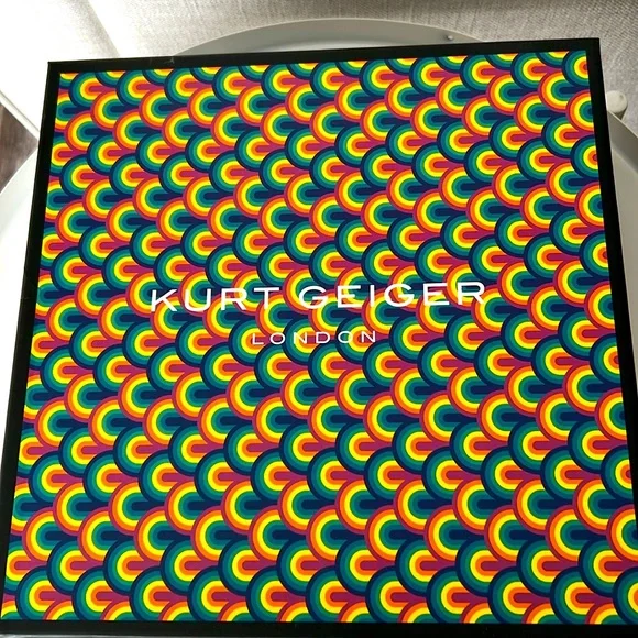 Kurt Geiger Gold Strappy Women's Heels - Picture 6 of 6